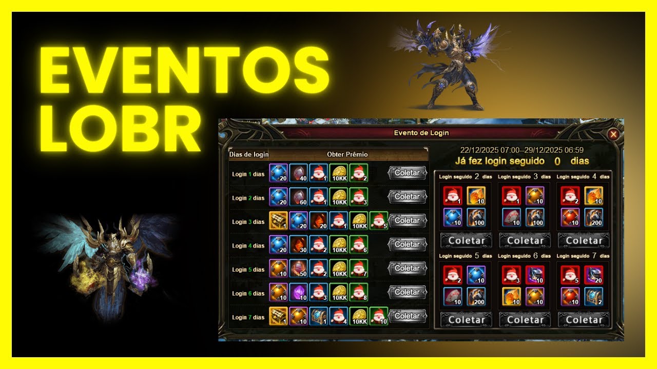 Legend Online BR - Eventos 23/12/2025 Troca da Sorte