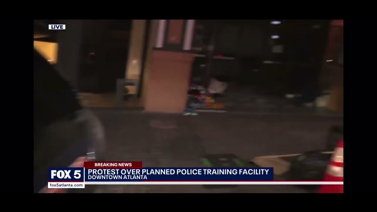 “Largely peaceful” protests in Atlanta