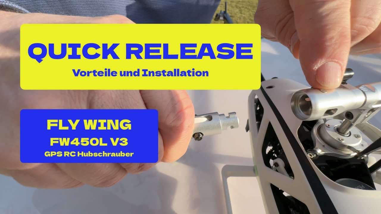 Fly Wing Quick Release Installation & Flug FW450L V3