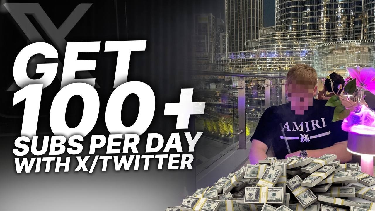 How you can get 100+ subs per day from Twitter/X (OFM 2026)