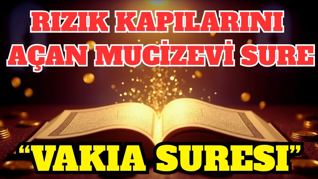 Vakıa Suresi | RIZKIN KİLİDİNİ AÇAN SÛRE!