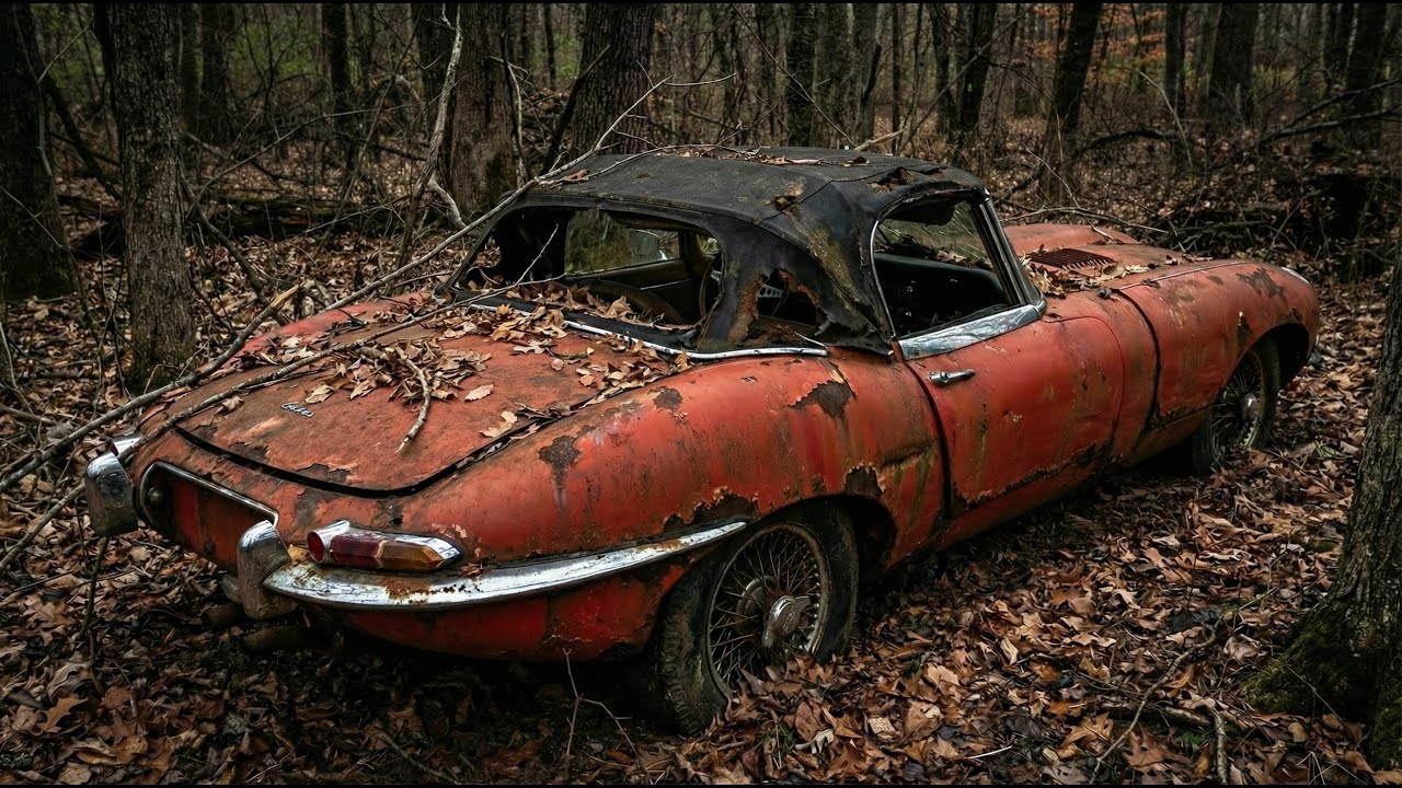 ASMR Car Restoration! Full Restoration of a 1969 Jaguar from Total Disrepair to Factory Condition