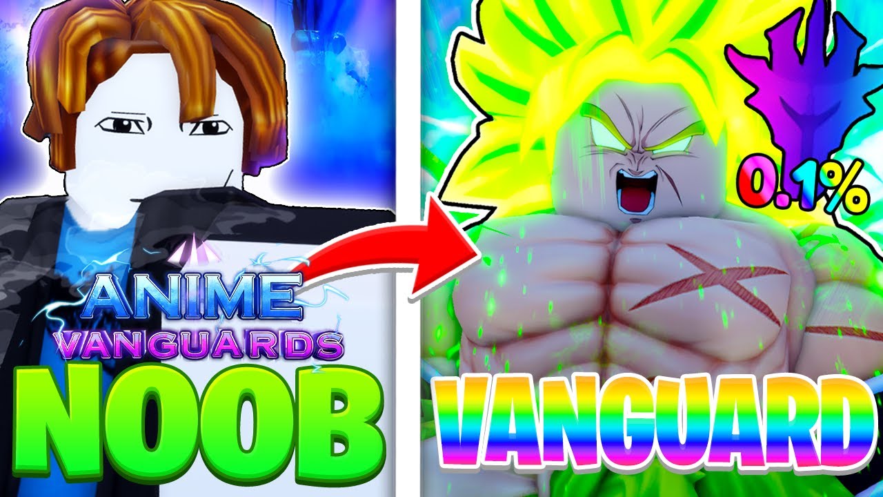 Путь от нуба до 0,1% авангера в аниме-вангардах! (Roblox)