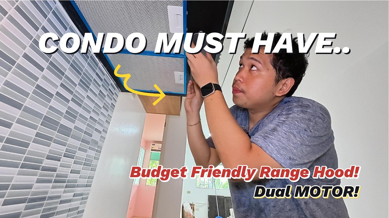 DOUBLE MOTOR RANGE HOOD 60CM FUJIDENZO RHU-602 MATTE BLACK | INSTALLED IN KITCHEN | REVIEW