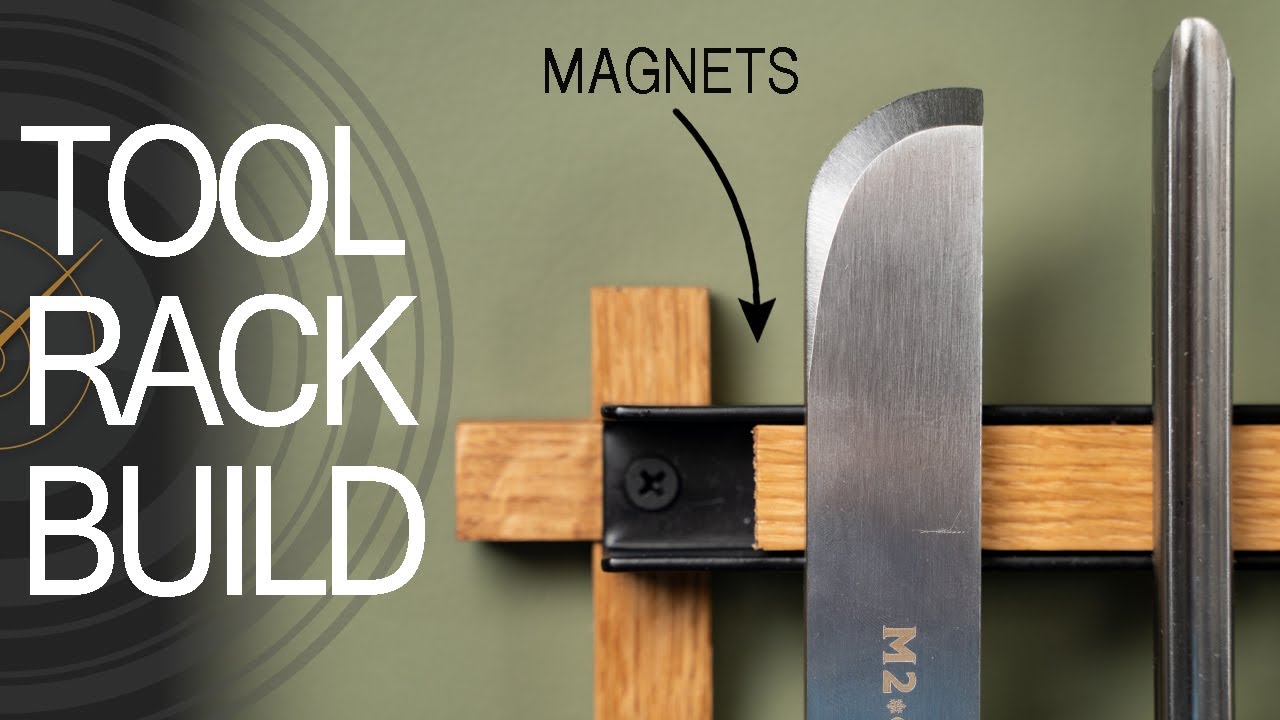 Woodworking: Building a tool rack with plans. And it&acute;s magnetic!