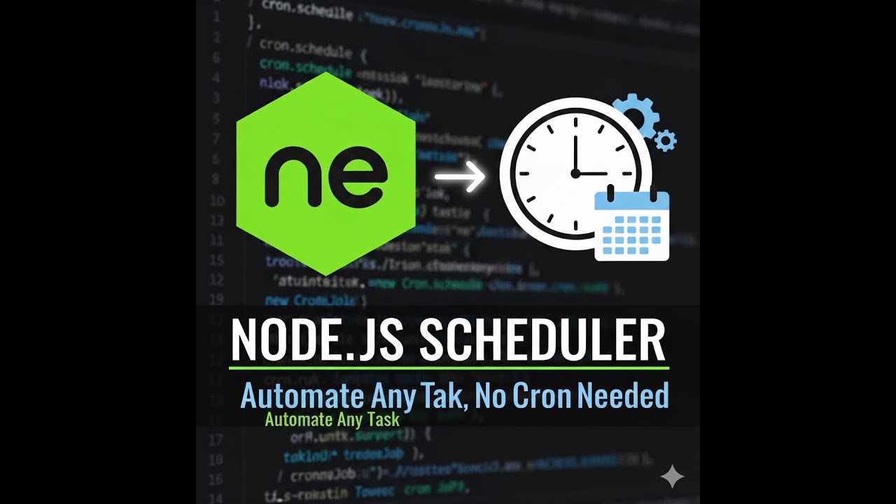 Node.js Task Automation Tutorial: How to Schedule Background Jobs