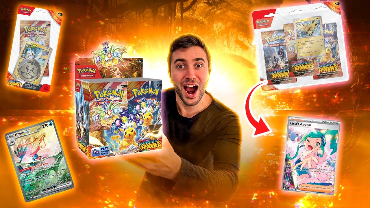 ¡ABRO CAJA 36 SOBRES de SURGING SPARKS y BLISTERS Temáticos! ✨⚡