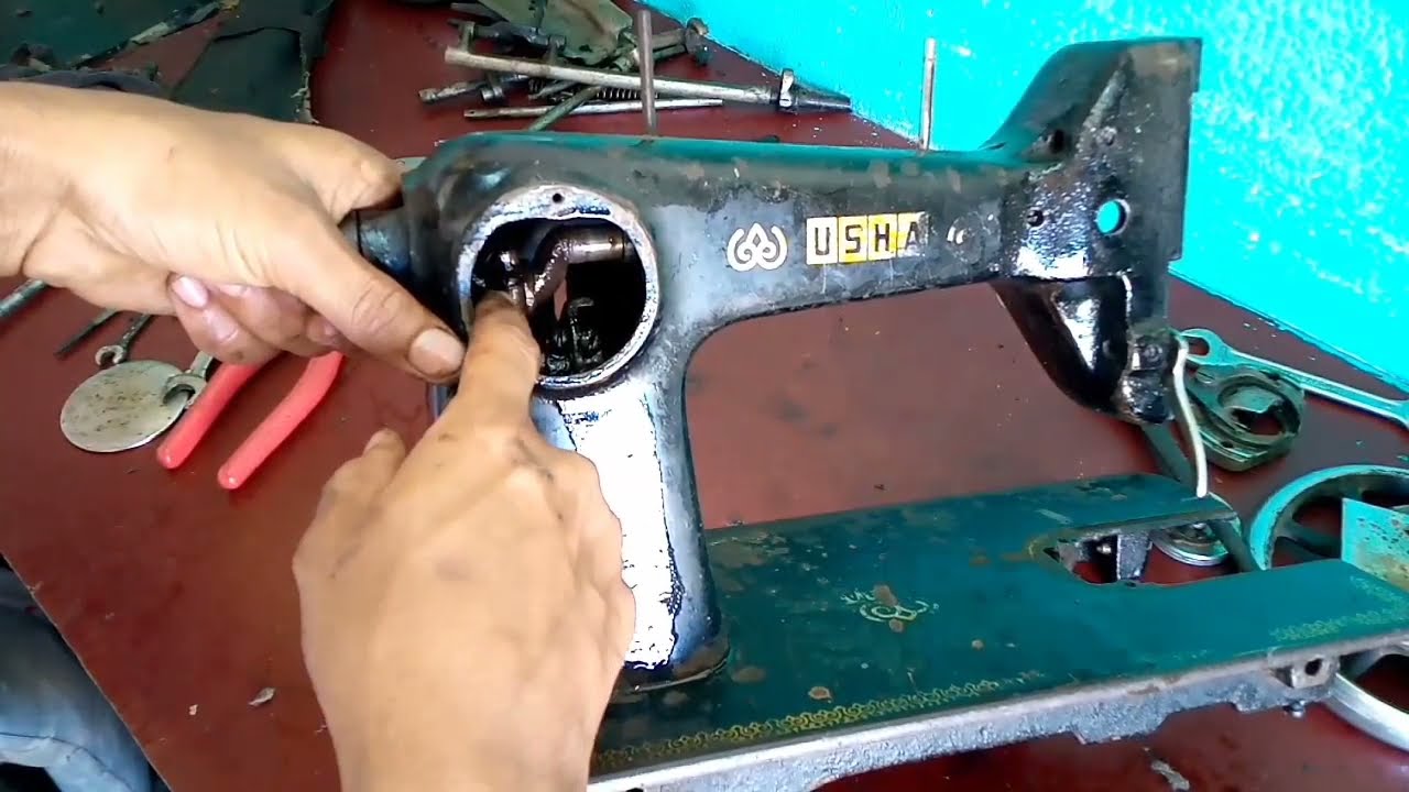 Usha silai machine khol ke fitting | usha choti machine full service | silai machine atoz fitting |