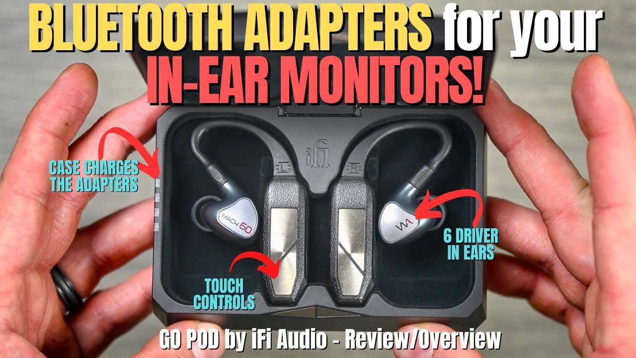 Using BLUETOOTH with Your IN-EAR MONITORS: Go Pod by iFi Audio