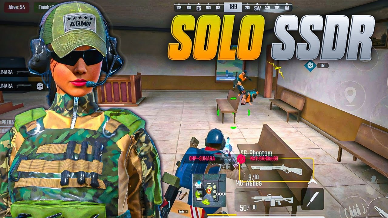 SOLO SSDR IN SCRIMS INTENSE FIGHT 😎😈|| SCARFALL 2.0 🇮🇳