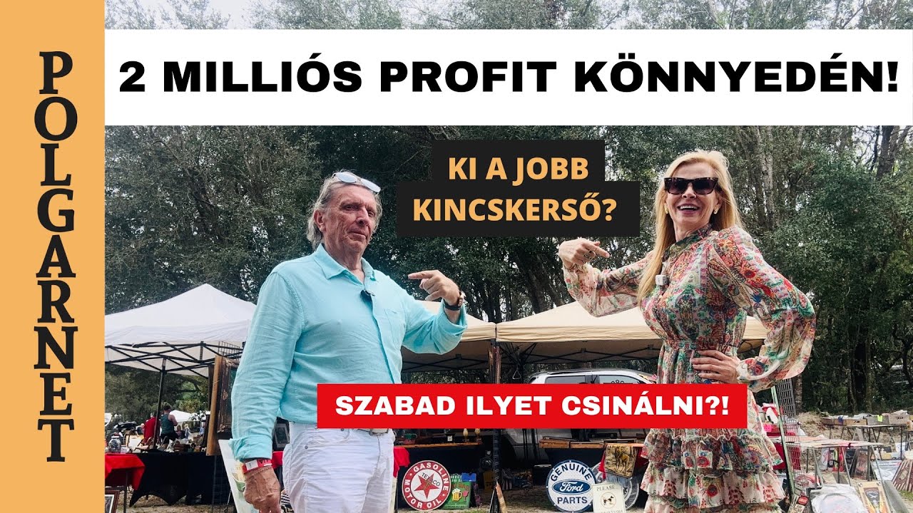2.000.000 FELETTI  HASZON A BOLHAPIACRÓL! KINCSVADÁSZAT FLORIDÁBAN 4K Polgarnet