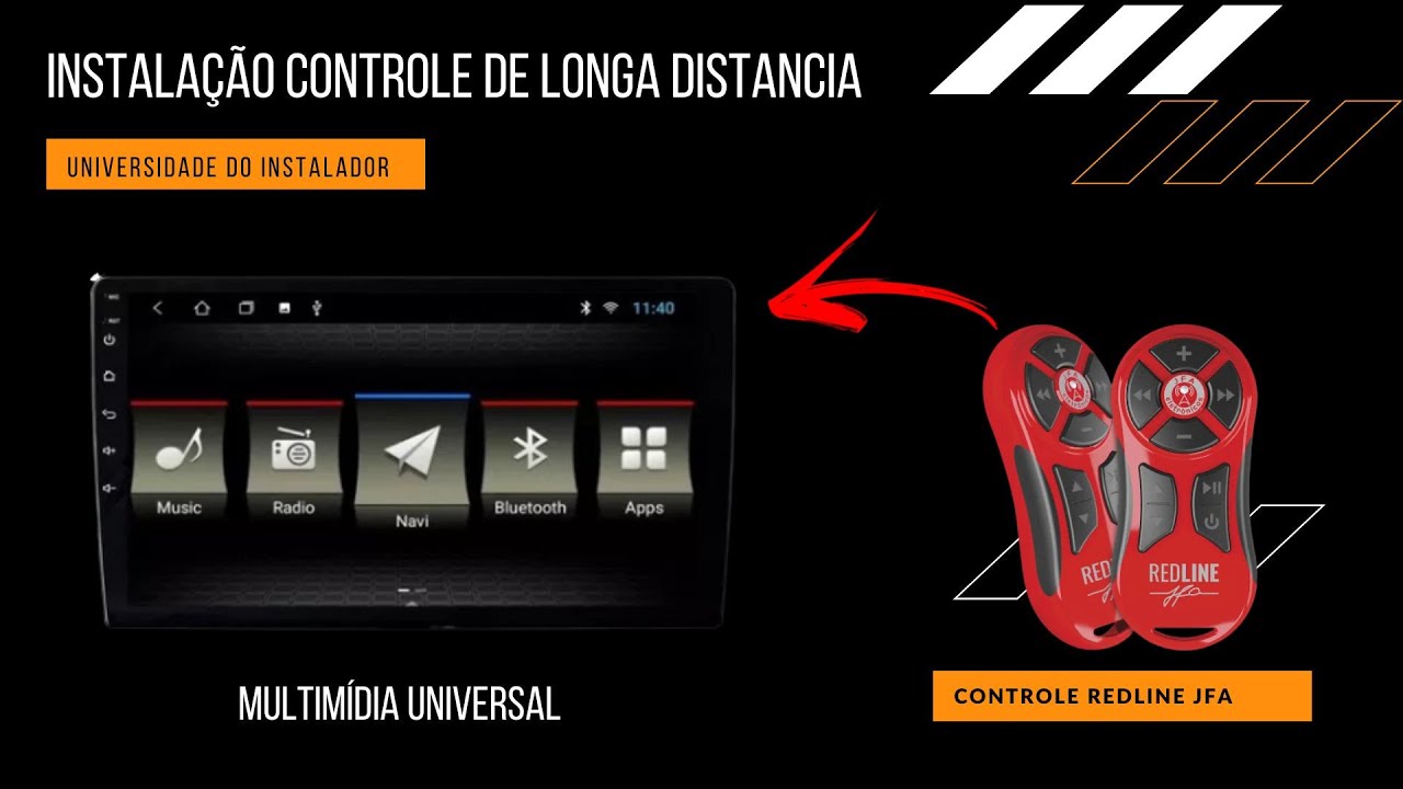 Instalação controle de longa distancia JFA resistivo