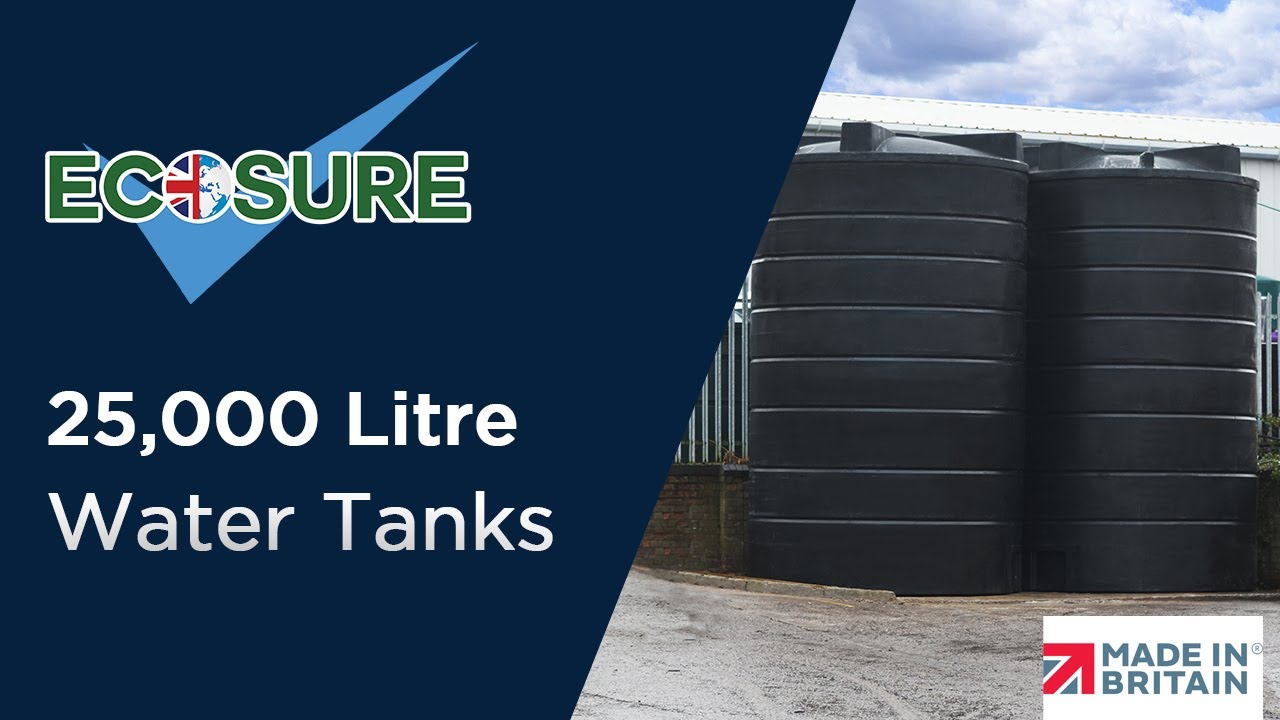 Ecosure 25000 Litre Water Tanks - Rainwater Harvesting Tank