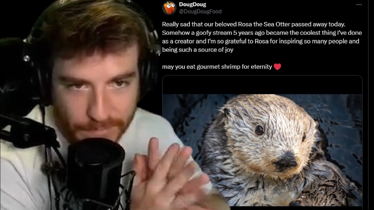 Doug talks about the passing of Rosa the Sea Otter