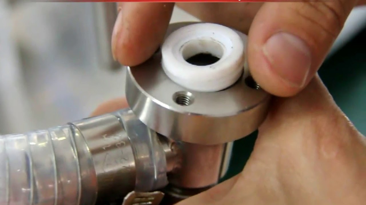 Liquid filler 1  Feed nozzle, O ring replaced
