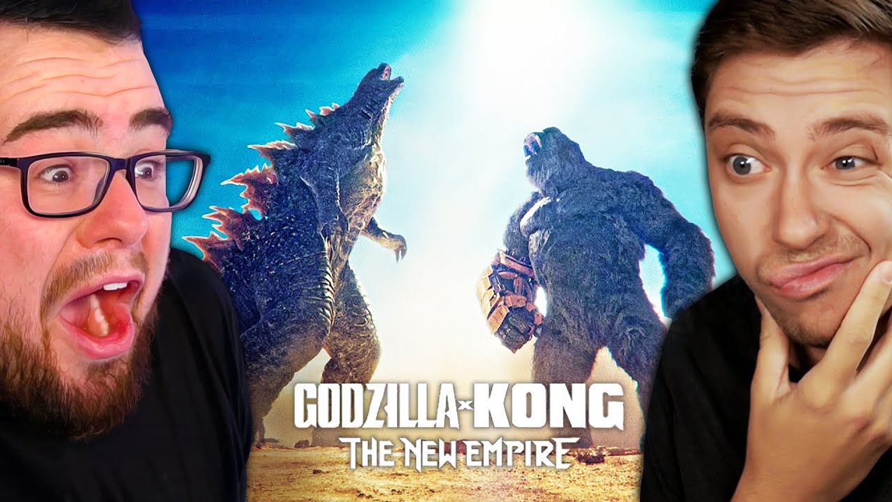 Reacting to Corey React To GODZILLA x KONG: The New Empire Trailer!