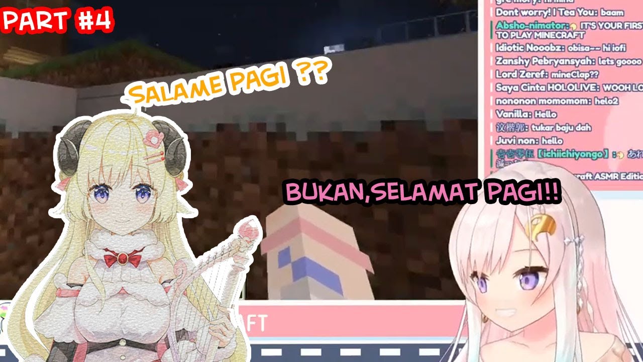 [ Hololive sub indo ] ngajarin watame senpai bahasa indonesia