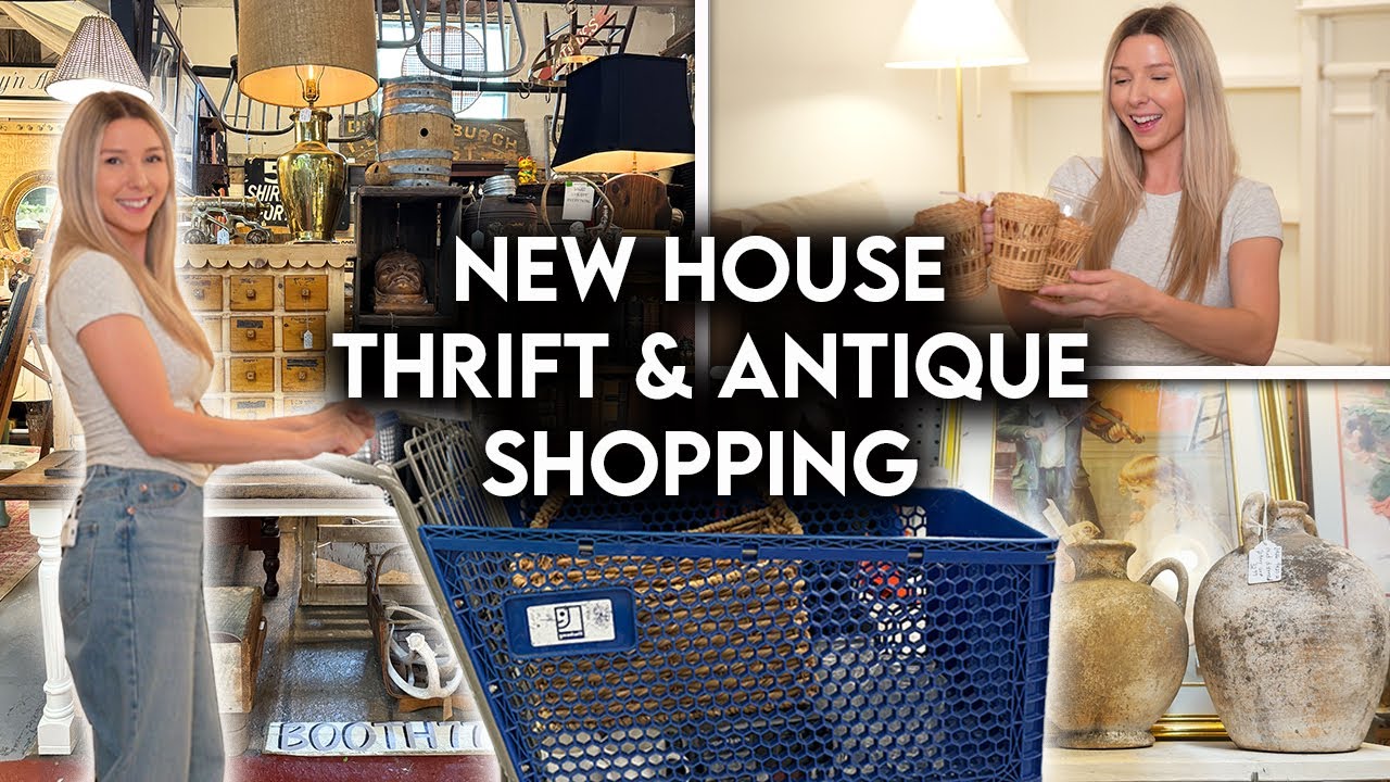 NEW HOUSE THRIFT & ANTIQUE SHOP WITH ME + HAUL