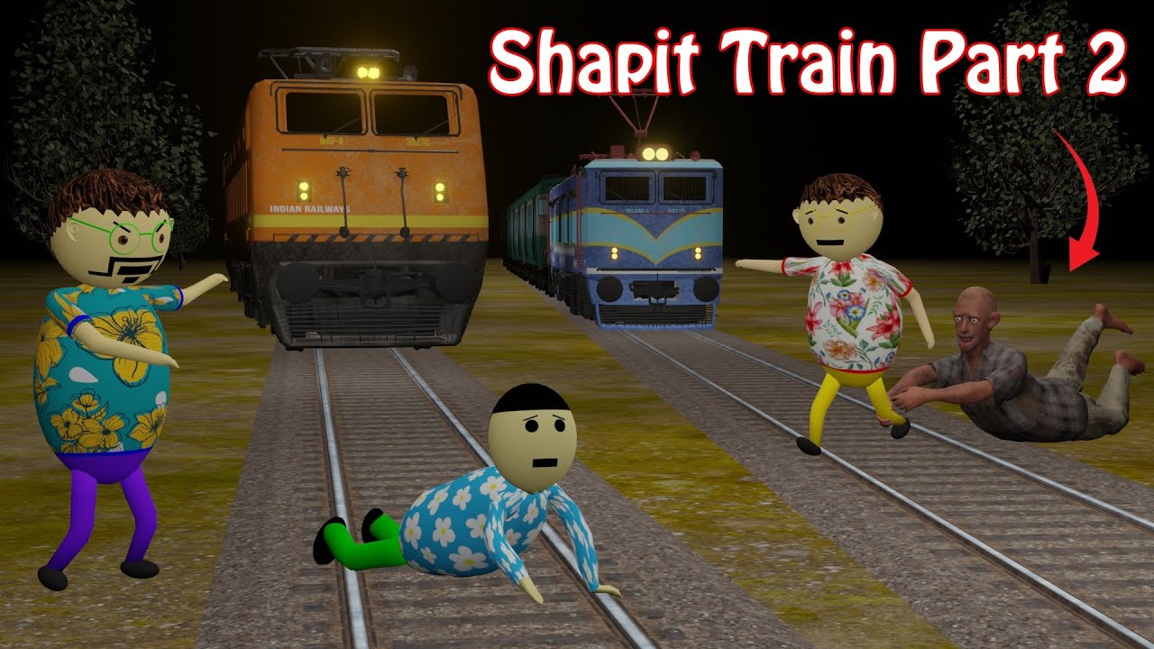 Gulli Bulli In Shapit Train Part 2 | Railway Station And Train | Gulli Bulli | Make Joke Of Horror