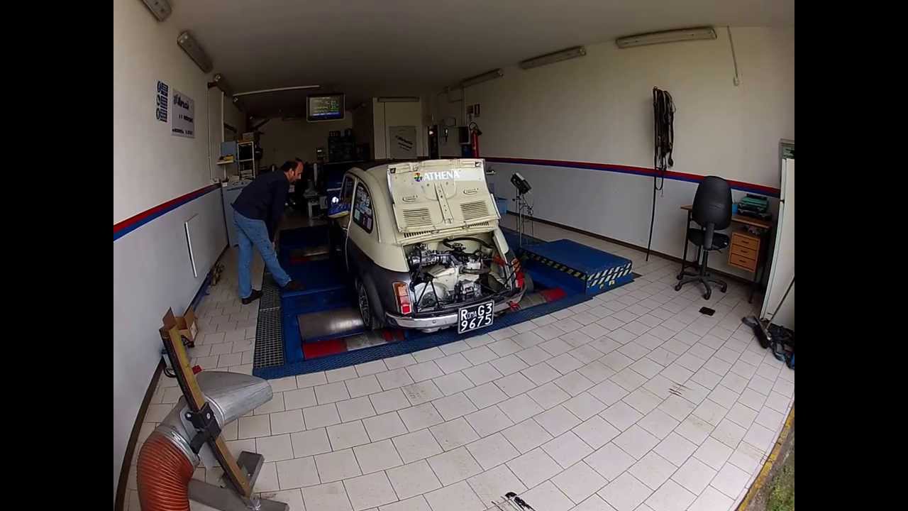 Prova banco motore 700 Liberato/Athena