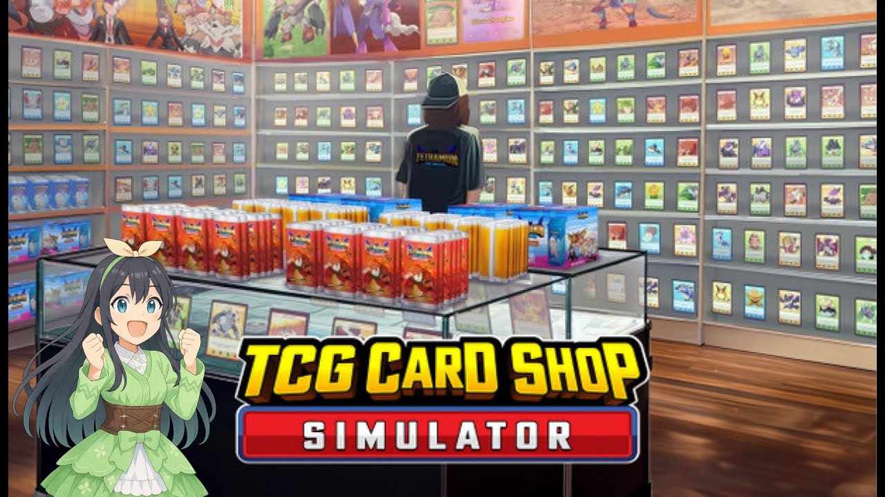【TCG CARD SHOP SIMULATOR】8日目！朝活で店長やります！！初見さん大歓迎！【虹丘加音】