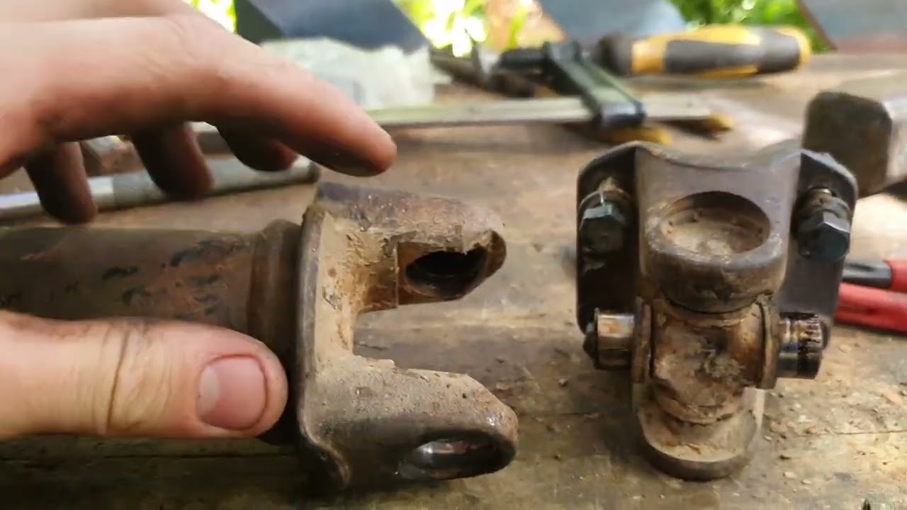 Replacing Subaru staked U-joints