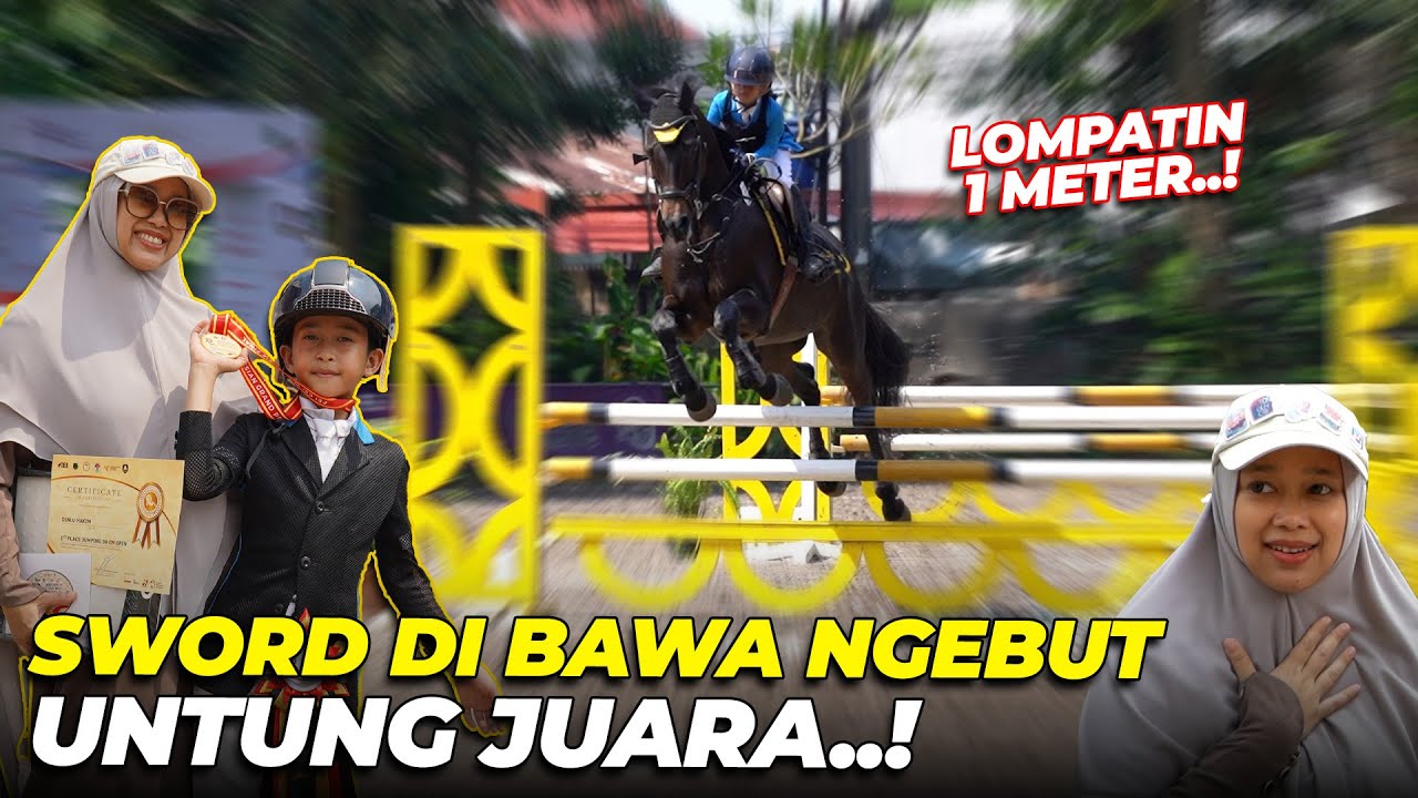 GILAAA..!! KUDA DEWASA DI BAWA NGEBUT AMA DJALU..! UNTUNG JUARA 1