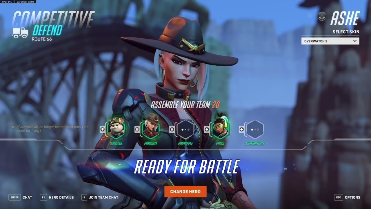 COOKIE084 ASHE/WIDOWMAKER/SOLDIER 76 GAMEPLAY
