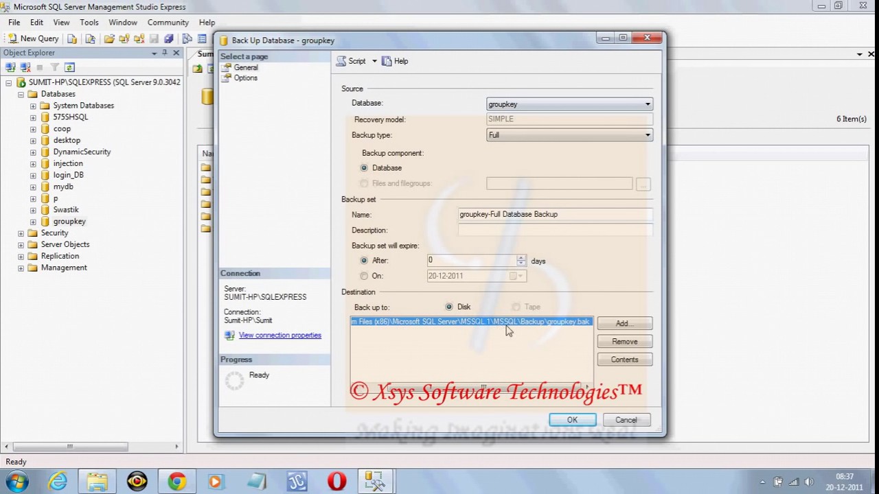 SQL Server 2005 Backup and Restore
