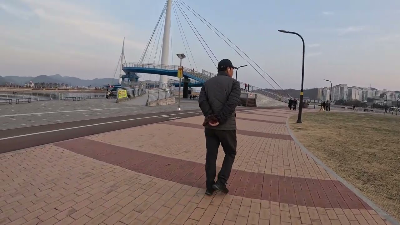 마산해양공원_설연휴 해질녁