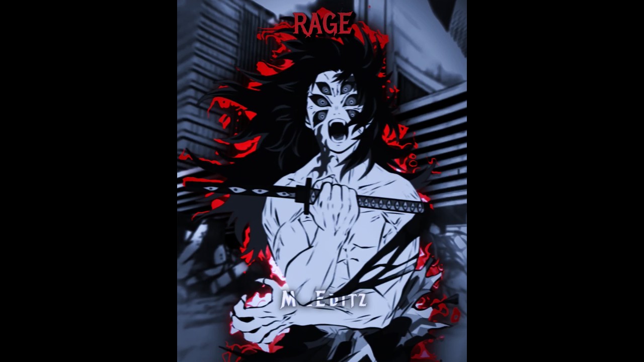 Kokushibo's RAGE ! #shorts #phonkedits #anime #demonslayer #kokushibo #trolledit #mangaedits #edit