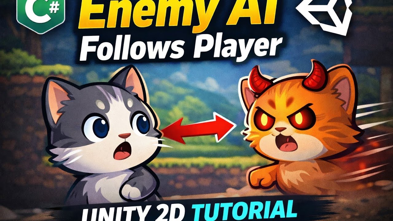 Unity 2D Enemy AI – Make the Enemy Chase the Player (Step by Step)