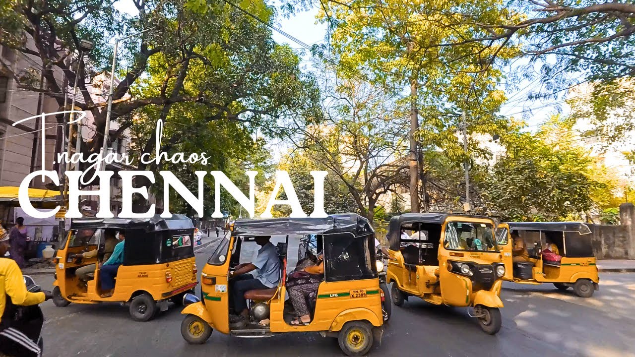 Chennai Chaos Drive | Around T.Nagar [4K]