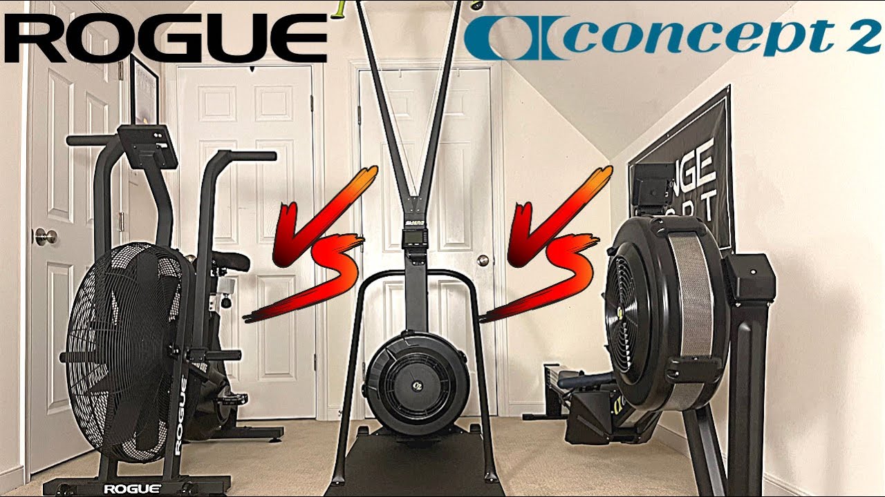 The Rogue Echo Bike Vs The Concept2 SkiErg Vs The Concept2 Rower