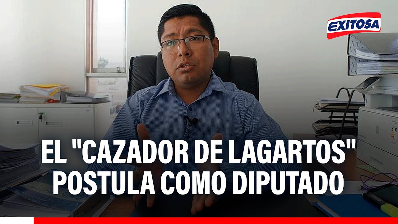 🔴🔵 "El CAZADOR DE LAGARTOS": Luis Miguel Caya postula como diputado por Lima con el APRA