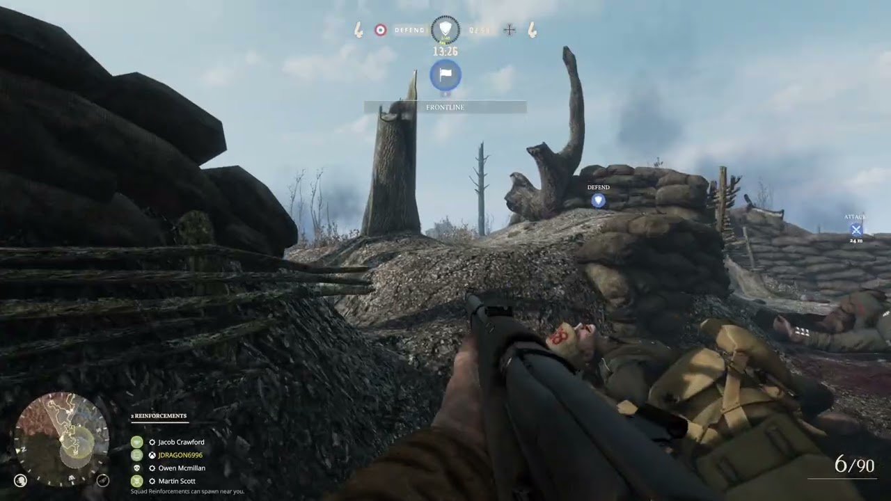 Verdun gameplay part 1