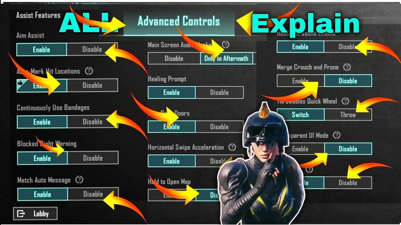 All New Basic To Advance Control Settings Guide | Bgmi tips And tricks |