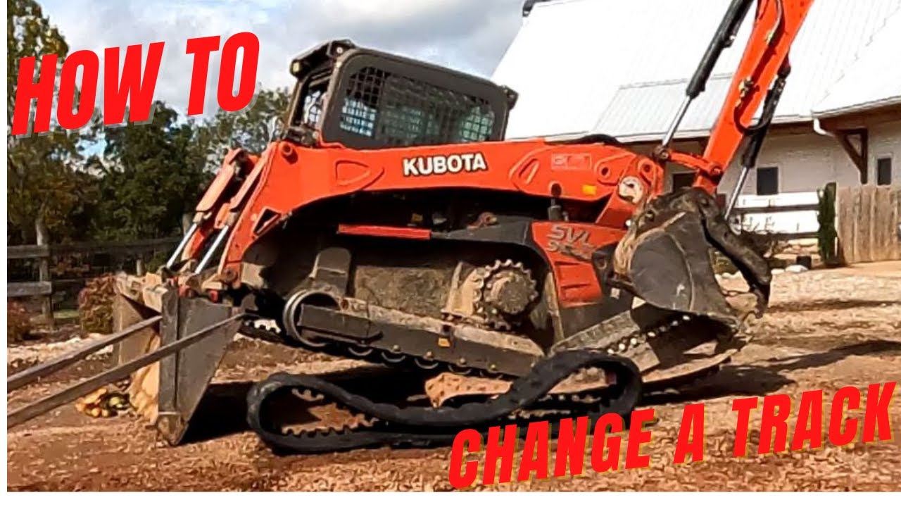 Skid Steer Track Replacement the Easy Way