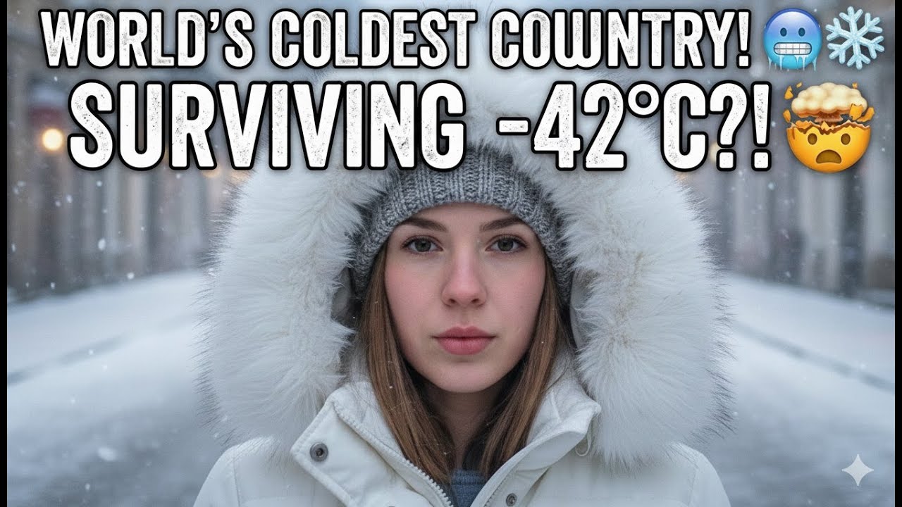 Walking around the beautiful streets in Cold Winter Season [4K Ultra HD 60fps]