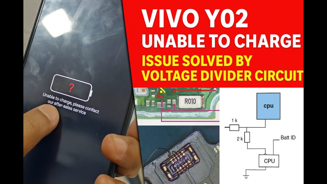 Vivo Y02 Unable To Charge Issue Solved | No Need to Replace the Battery⁉️