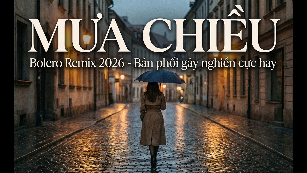 Mưa Chiều - Bolero Remix 2026 (Giọng Nữ) - Bản phối gây nghiền cực hay