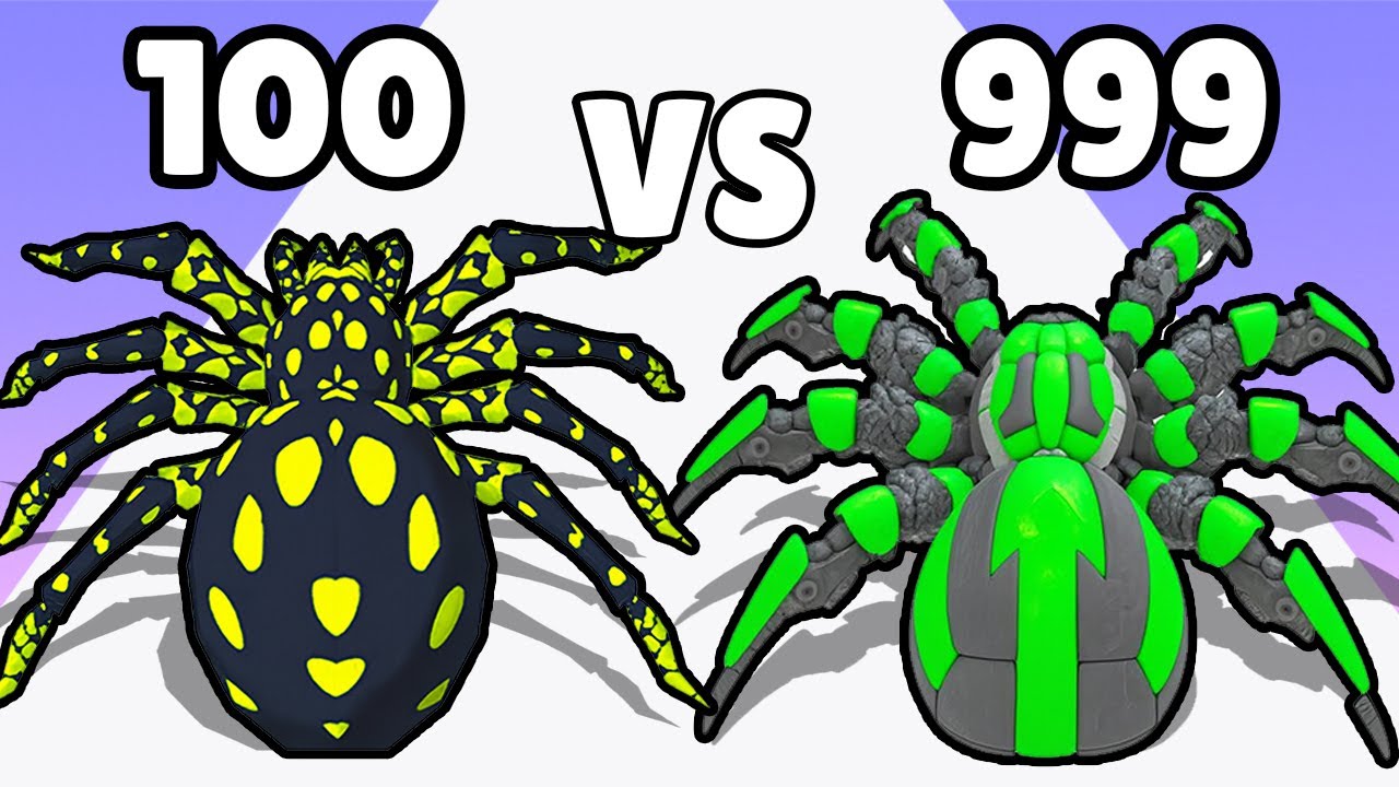 🕷️ БИТВА ПАУКОВ! SPIDER RUN ПРОТИВ SPIDER EVOLUTION ADVENTURE!