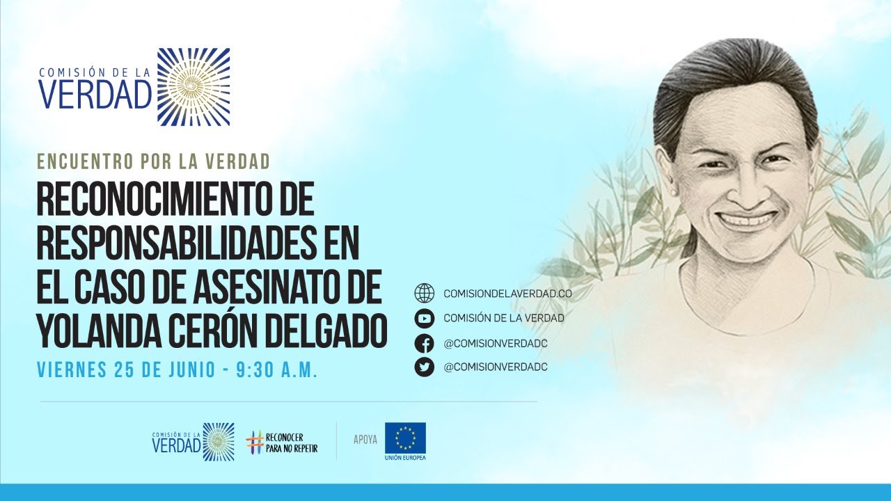 Reconocimiento de responsabilidades en el caso de asesinato de Yolanda Cerón