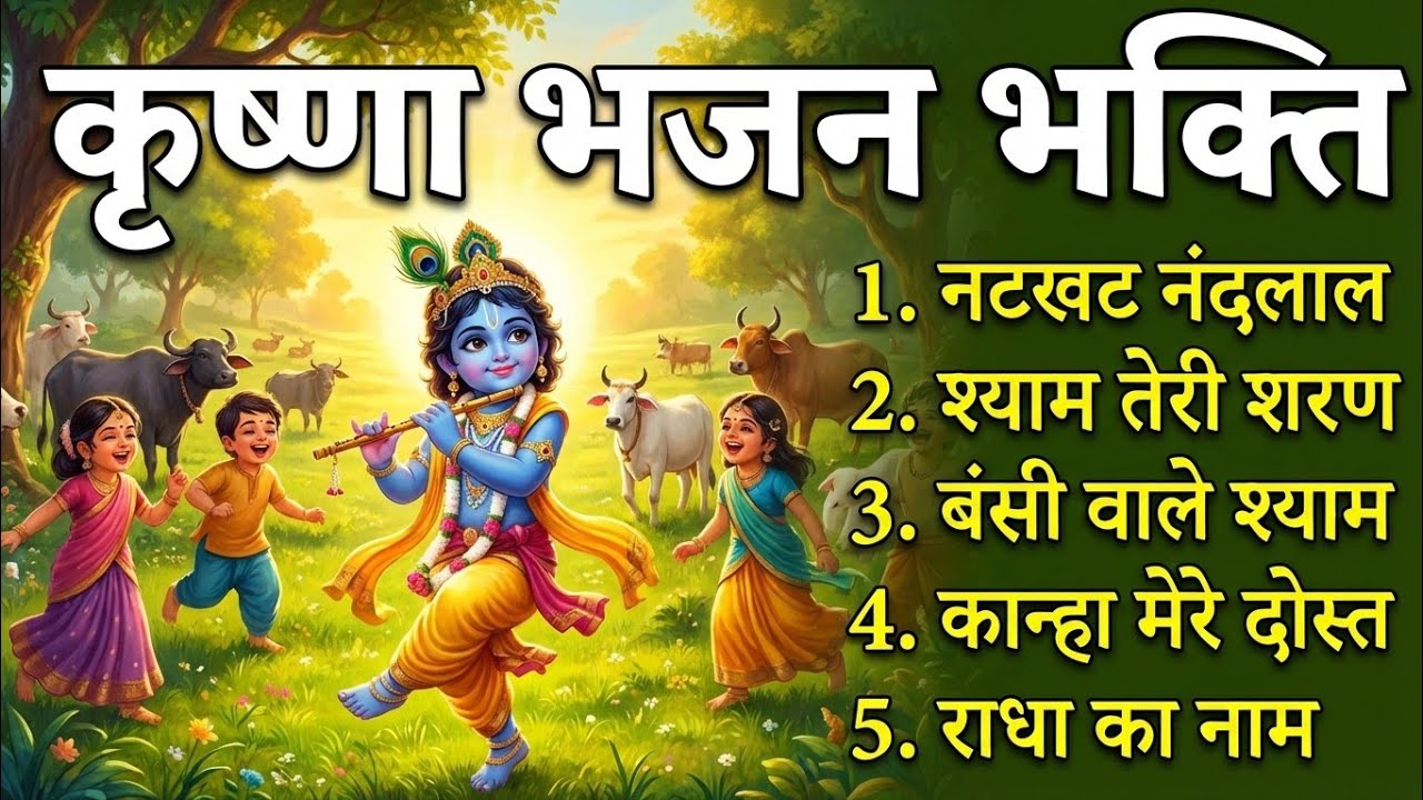 सुबह के लिए स्पेशल‌ कृष्ण गीत 2026 । भक्ति गीत । जय श्री कृष्णा। Journey Of Devotion 🕉️ । 