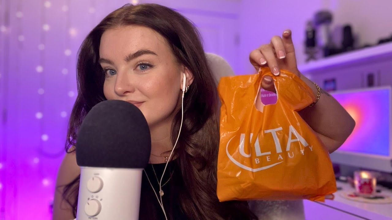 ASMR drugstore beauty haul 🛍️ makeup, clothing