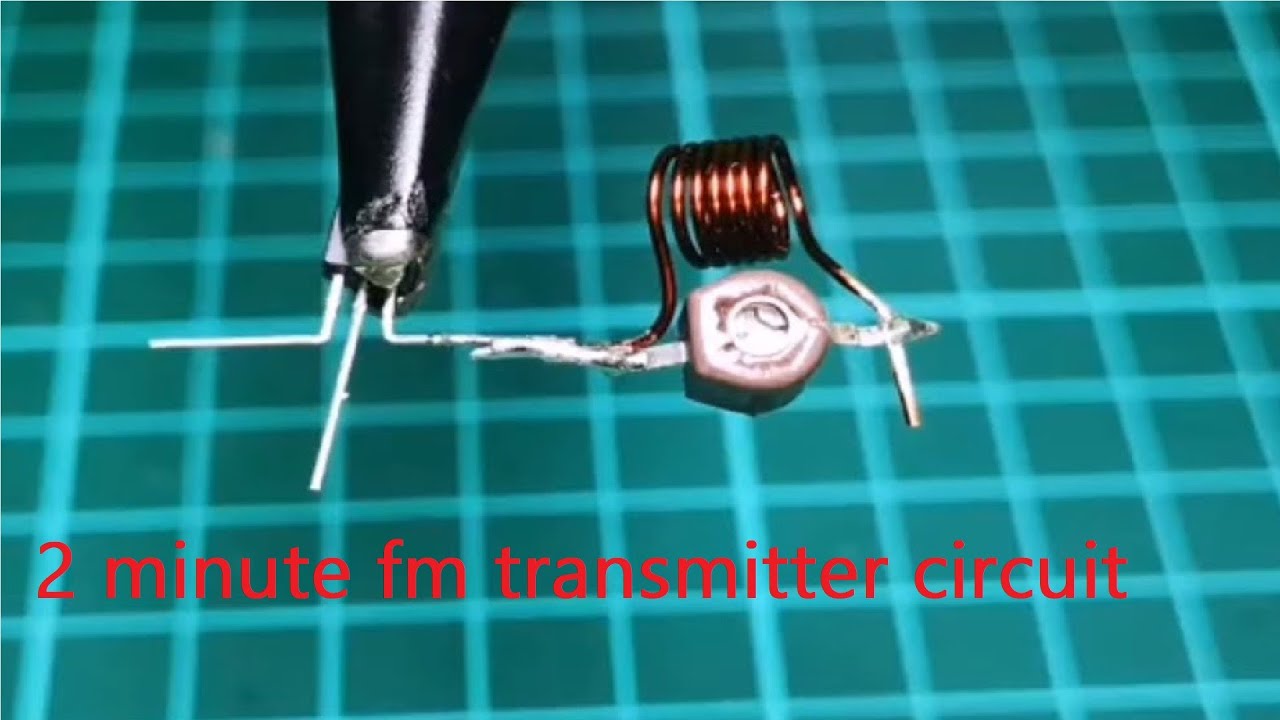 2 DAKİKADA BASİT FM VERİCİ NASIL YAPILIR - FM VERİCİ YAPIMI  - 2 minute fm transmitter circuit