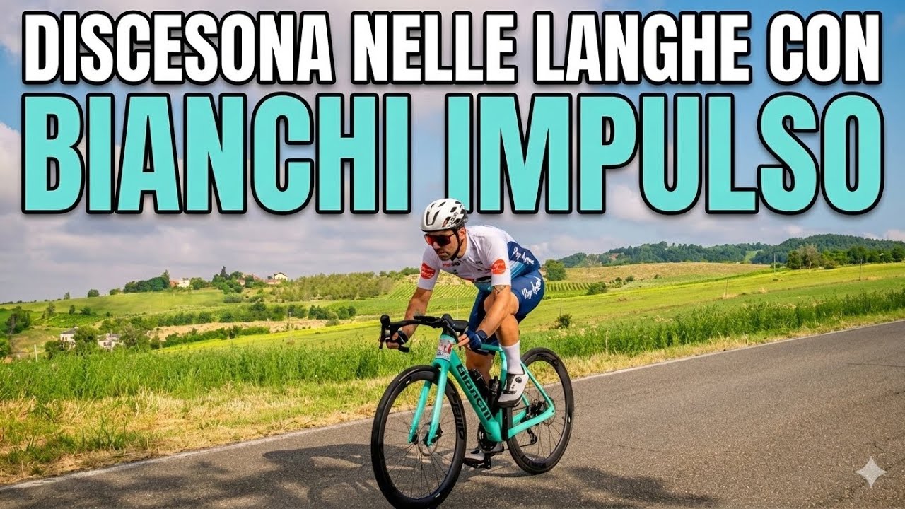 Discesa panoramica nelle Langhe #ciclismo #cyclinglife #cicloturismo #bicidastrada #bianchi