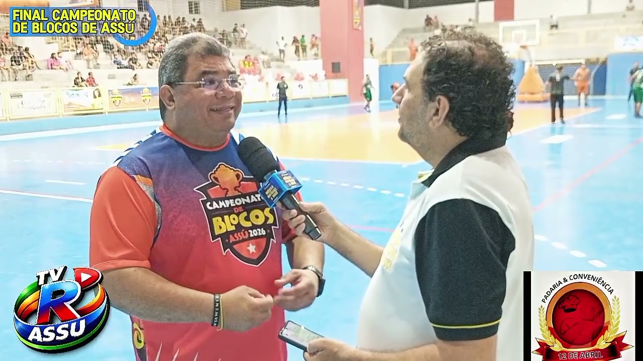 09-02-2026: FINAL DO CAMPEONATO DE BLOCOS DE ASSÚ ONDE O SEC.VALDSON BEZERRA FALA PARA TVR ASSÚ