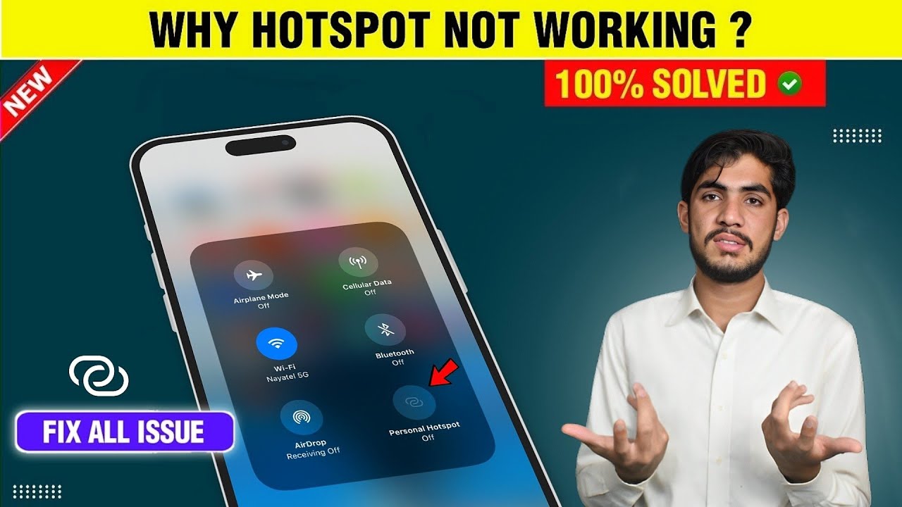 Решение проблемы с точкой доступа iPhone | Точка доступа iPhone WiFi Nahe Chal Raha