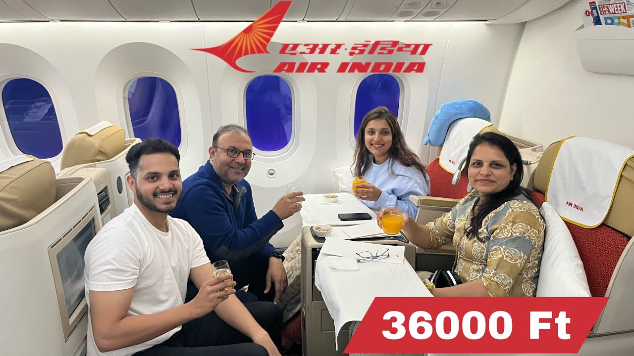 AIR INDIA INTERNATIONAL | VLOG 02 - DELHI TO VIENNA (AUSTRIA)  | BEST BUSINESS CLASS | AWESOME CREW
